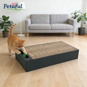 Giocattoli per Gatti 2-in-1 in Cartone Ondulato Riciclato di Alta Qualità, Ecologici e Sostenibili - Product Image 1