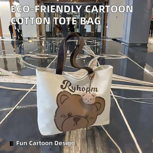 กระเป๋าผ้าแคนวาสพิมพ์ลายโลโก้แบบกำหนดเอง ลดราคาพิเศษ ใช้ซ้ำได้ เป็นมิตรกับสิ่งแวดล้อม สายสะพายยาว เหมาะสำหรับใส่ของช้อปปิ้งหรือเล่นกีฬา - Product Image 2