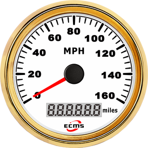 नई सफेद 85 मिमी 9-32v <span class=keywords><strong>0</strong></span>-160mph ऑटो जीपीएस स्पीडोमीटर नाव के लिए स्पीडोमीटर 9-32 वी वारंटी - Product Image 3