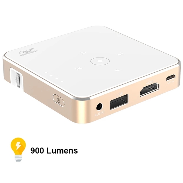 Portable Salange P30 DLP Mini Projector 1080p Video Proyector Wireless Mobile Home Cinema Led Pico Beamer Built-in Battery