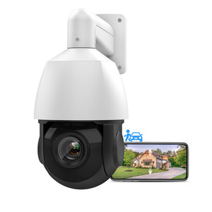 Caméra PTZ PoE 4K 8MP extérieure avec micro intégré, zoom optique 25x, détection IA des personnes/véhicules, balayage automatique professionnel - Product Image 2