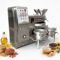 Presse à huile en acier inoxydable, extracteur à froid mini pour avocat, ricin, lin, arachide, tournesol - Prix