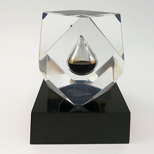 Toptan yüksek kalite özelleştirilmiş şeffaf reçine hatıra akrilik yağ damla varil <span class=keywords><strong>Paperweight</strong></span> - Product Image 3