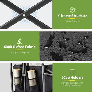 屋外用キャンプ用カート折りたたみ式で実用的屋外ガーデンビーチパーク - Product Image 5