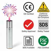 Canon à Confettis Électronique Biodégradable de 80 cm pour Révélation du Sexe, Certifié CE, Portée 3-15 m, Idéal pour Décoration de Fête de Mariage (Vente en Gros)