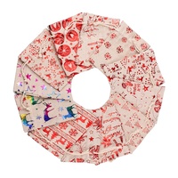 Bolsas de yute con cordón para Navidad al por mayor de fábrica, ecológicas, con diseño de Papá Noel y renos, para regalos, dulces, joyas, personalizables y duraderas