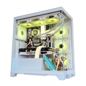 <strong>Used</strong> <strong>Desktop</strong> Full Tower ATX <strong>Computer</strong> Chassis Fully Transparent F1 Supports 240 Water-cooled Gaming Stock - Product Image 2