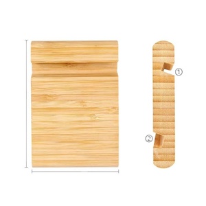 Ideas Únicas de Marketing de Productos, Artículos de Regalo de Madera con Logotipo Personalizado, Juego de Regalo de Madera para Empresas, Soporte de Madera para Teléfono Móvil - Product Image 2