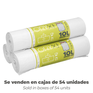 Sacchetti per la Spazzatura Facili da Chiudere 10 Litri Rotolo da 20 Sacchetti - Product Image 4