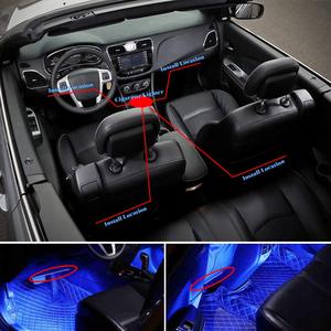 Bande lumineuse usb à 36LED sans fil, éclairage d'<span class=keywords><strong>ambiance</strong></span>, lecteur de musique, fonction active, pour voiture - Product Image 6