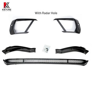 <span class=keywords><strong>Precio</strong></span> de Fábrica, 5 Piezas, Divisores Delanteros Negros Brillantes con Alerón, Nuevo Parachoques para V-w Transporter T6.1 2019-2021 KIETUNE VV-0007GB - Product Image 4