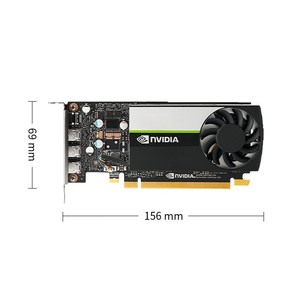 การ์ดจอระดับมืออาชีพ T1000 4G/8G CUDA Core 896 รองรับการแสดงผลหลายหน้าจอ สำหรับเดสก์ท็อป หน่วยความจำวิดีโอ GDDR6/GDDR5 PCI T10 - Product Image 5
