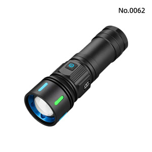 <b>Led</b> Flashlight 17.4Cm <b>Rechargeable</b> Zoomable Adjustable Focus Outdoor Fishing Patrol <b>Light</b> - Product Image 5
