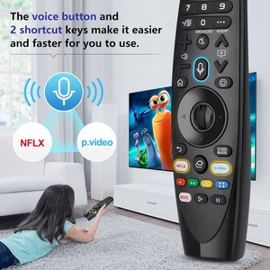 แทนที่ AN-MR20GA ใช้รีโมทคอนโทรลสำหรับ <span class=keywords><strong>LG</strong></span> Magic TV AKB75855501 zx/wx/<span class=keywords><strong>gx</strong></span>/cx/bx/ NANO9/NANO8 UN8/UN7/UN6เสียงรีโมทคอนโทรล - Product Image 2