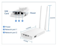 Bosesh 4G full Netcom Outdoor Rainproof Sunproof 4G SIM Crad to WIFI Internet haut débit MIFI Hotspot Routeur de qualité industrielle