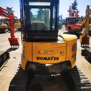 Excavatrice sur chenilles en caoutchouc Komatsu PC50MR 5T d'occasion |   Mini-pelleuse d'origine japonaise avec godet de 0,2 m³ - Product Image 3