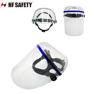 HF SAFETY HF417 Résistant à la poussière et aux chocs Visière de protection réutilisable transparente sans revêtement - Product Image 5