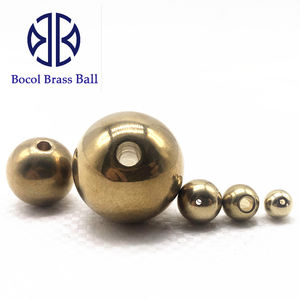 Твердый латунный шар и медный шар с отверстием для сверления и резьбой - Product Image 2