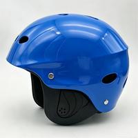 Casque de sécurité demi-visage avec coussinets de protection auriculaire intégrés pour sports nautiques, rafting, drifthing, marche sur l'eau, sauvetage