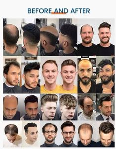 Système de cheveux naturels bouclés crépus 2MM, cheveux humains Remy indiens avec fermeture en dentelle, toupet pour homme noir - Product Image 6