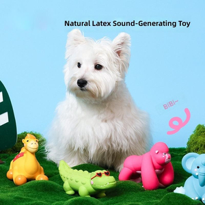 Nouveau design, jouet couineur pour chien, jouet à mordre pour animaux de compagnie, jouet en latex pour chien de taille moyenne et chiot - Product Image 2