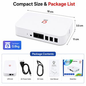 Olax มีสินค้าในสต็อก POE Ups แบตเตอรี่สำรองไฟ D-8 PRO ความจุ 20000 มิลลิแอมป์ แบตเตอรี่ลิเธียม สำหรับภูมิภาคตะวันออกกลาง อิรัก อเมริกา เอกวาดอร์ - Product Image 5