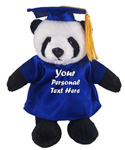 Peluche souvenir de saison de remise des diplômes CE EN71 CPC 25cm cochon agneau <span class=keywords><strong>Panda</strong></span> <span class=keywords><strong>docteur</strong></span> poupée robe de célibataire casquette avec logo vente en gros OEM ODM - Product Image 4