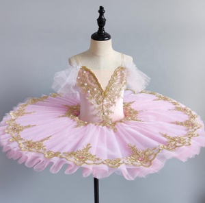 Abito da Balletto per Bambine, Costume da Spettacolo, Tutù del Piccolo Cigno, Costume da <span class=keywords><strong>Danza</strong></span> per Bambine - Product Image 3