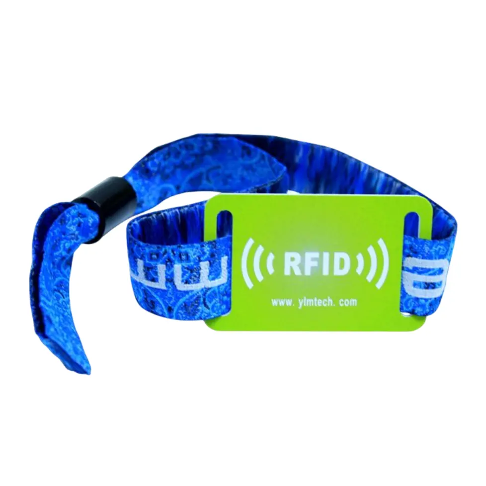 Top Quality Hot Selling Fabric Woven 125khz Active Rfid Wristbands