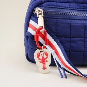 Llaveros Promocionales de Cuerda, Cadena para Bolsos, Accesorios DIY, Colgantes, Llaveros de Flores, Llavero de Cuerda de Náutica con Diseño de Cangrejo y Placa de Cereza - Product Image 1