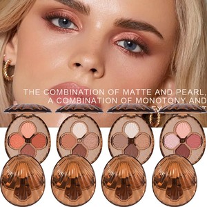 Poudre <span class=keywords><strong>à</strong></span> paupières mate imperméable en forme de coquille, 4 couleurs, maquillage <span class=keywords><strong>pour</strong></span> <span class=keywords><strong>les</strong></span> <span class=keywords><strong>yeux</strong></span>, poudre <span class=keywords><strong>à</strong></span> sourcils - Product Image 2