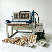 Mesin Baki Telur Multi-Spec 6 12 30 Sel dengan Pengering Logam, Lini Produksi Pencetakan Pulp Otomatis untuk Pengemasan Telur Industri