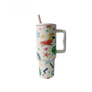 Tazas de Acero Inoxidable Sudamericanas con Diseño Personalizado, con Asa y Tapa, Regalo Empresarial, Aislamiento Térmico a Prueba de Fugas, Portátiles - Product Image 5