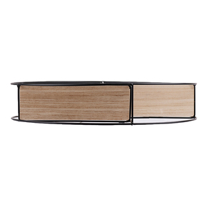 Su misura nero rustico rotondo metallo decorazione <span class=keywords><strong>per</strong></span> la casa unità di stoccaggio scaffale in legno <span class=keywords><strong>per</strong></span> la visualizzazione a parete <span class=keywords><strong>scaffali</strong></span> - Product Image 4