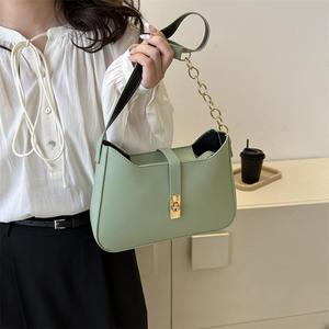 Phong Cách Mới Hợp Thời Trang Màu Rắn Crossbody Túi Cho Phụ Nữ Thời Trang PU Da Thiết Kế Thích Hợp Xử Lý Duy Nhất nách Vai Túi - Product Image 2