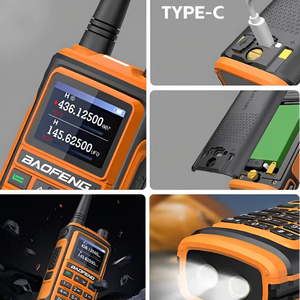 Baofeng UV-17 Pro Max GPS double bande émetteur radio bidirectionnel portable UHF VHF 8W sortie <span class=keywords><strong>FM</strong></span> 5km Ran talkie-walkie professionnel - Product Image 4