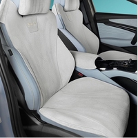 Housse universelle de siège de voiture quatre saisons Coussin de siège de voiture confortable et respirant en daim Ensemble complet pour BYD Seal Model Qin