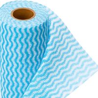 Rouleau de chiffons non tissés multi-usages en spunlace, déchirable, pour nettoyage à sec et humide, essuie-tout de cuisine, dégraissant, taille personnalisée, lingettes ménagères