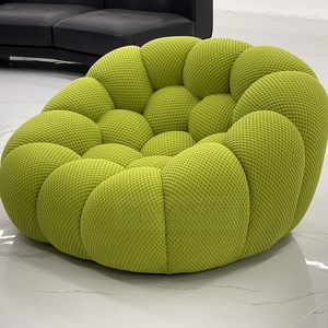 Roche Bobois Bubble Fauteuil elegante moderno de lujo sillón de tela rosa con diseño de mechones para el hogar <span class=keywords><strong>Relax</strong></span> sala de estar Hall Villa - Product Image 1