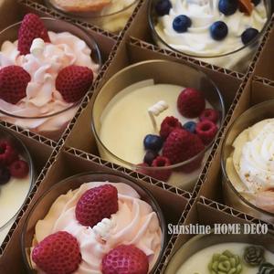 <span class=keywords><strong>Candele</strong></span> <span class=keywords><strong>a</strong></span> <span class=keywords><strong>Forma</strong></span> <span class=keywords><strong>di</strong></span> Cibo all'Ingrosso: Fragola, Mirtillo, Biscotto, Crema, <span class=keywords><strong>Torta</strong></span> - <span class=keywords><strong>Candele</strong></span> <span class=keywords><strong>a</strong></span> Tema Dessert e Bevande per Natale e Festività - Product Image 2