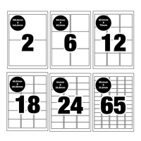 Papier autocollant A4 Chine 8,5x11 8 up 8 1/2x11 pouces sans bois Étiquette d'adresse A4 Étiquette d'expédition pour imprimante jet d'encre
