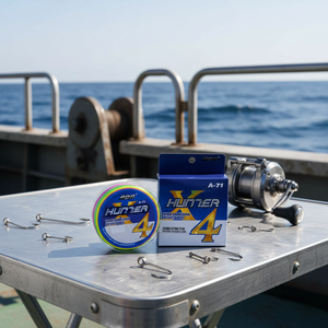 Ligne de pêche en PE à <span class=keywords><strong>4</strong></span> brins durable, ligne de pêche tressée robuste de 100 m avec une résistance supérieure à l'usure - Product Image 3