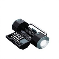 JiaYang DK-108 – Kit d'outils multifonctionnel d'extérieur en ABS, avec douille 1/4 po et lampe torche, garantie 1 an, idéal pour cadeaux promotionnels