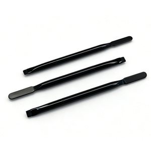 Pinceau à sourcils portable double embout en nylon végétalien avec spatule, personnalisable avec logo, idéal pour les collections de cadeaux beauté - Product Image 6