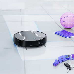 Robot aspirateur laveur automatique OEM Geerlepol V6, navigation gyroscopique, contrôle à distance via l'application Tuya, filtre HEPA. - Product Image 5