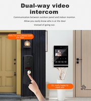 Interphone de sécurité intelligent Morning Tech pour maison connectée, moniteur HD CVBS 4 fils, vision nocturne, déverrouillage à distance pour villa et appartement