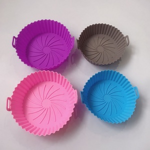 2023, Meilleures Ventes, Tampons Jetables en Acier Inoxydable pour Friteuse à Air, Bol de Gril Bleu, Simplicité Moderne - Product Image 6