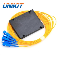 Divisor PLC de Fibra Óptica de Alta Calidad GPON OLT ONU Tipo Cassette de 2.0mm, Caja ABS 1*4 1*8 1*16 con Conector SC UPC