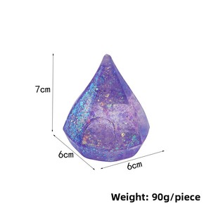 Jouet sensoriel anti-stress en forme de bonbon de malt en cristal de diamant, doux et moelleux, à remontée lente, pour la thérapie manuelle, jouet à presser Kawaii - Product Image 6