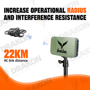 Kit Amplificador de Señal para Drones RVENGEANGEL de Alta Potencia 2.4G/5.2G/5.8G con Cobertura de 22KM y Ganancia de 25dBi para <span class=keywords><strong>Repetidores</strong></span> de Antena DJI/AUTEL/FPV - Product Image 5
